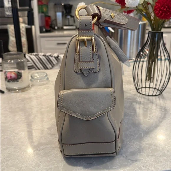 Dooney & Bourke Florentine Side Pocket Hobo Shoulder Bag - Picture 4 of 9